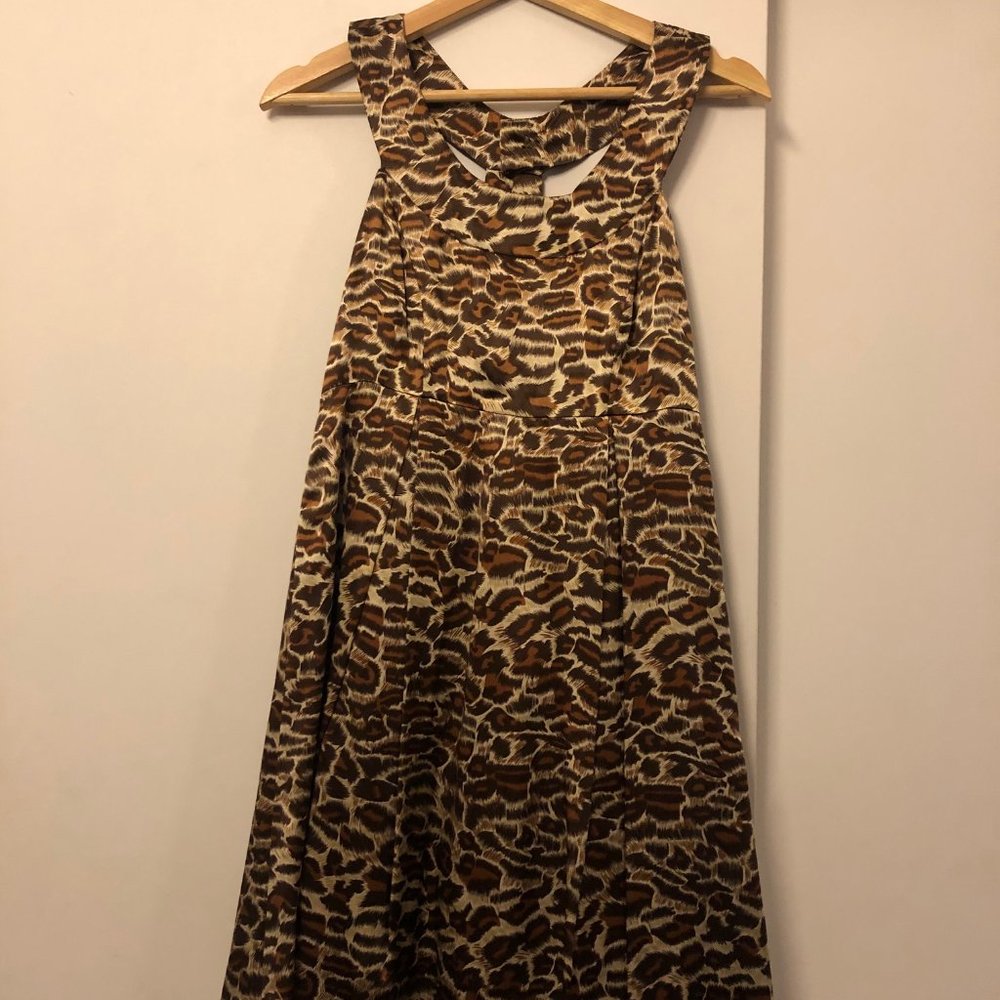 DEBRA RODMAN - silk cheetah / leopard dress, 2